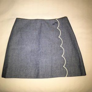 J.Crew Mini Skirt w/Embroidered Detail